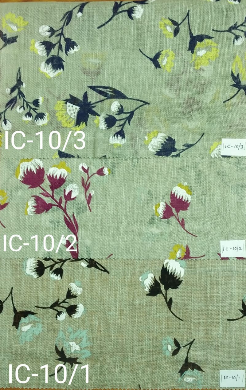 INTERCRAFT linen print sample