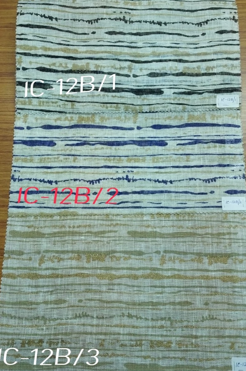 INTERCRAFT linen print sample